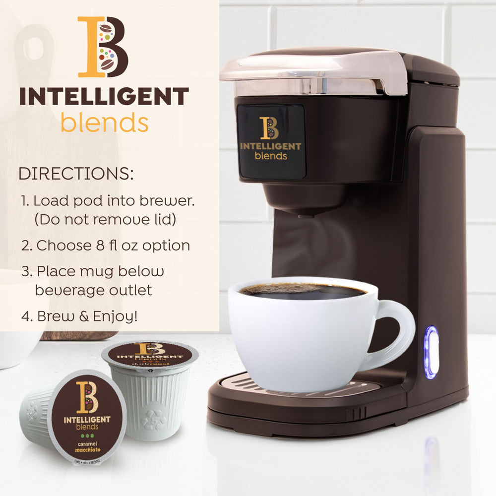 Intelligent Blends cápsulas en cocina moderna mostrando uso en el hogar