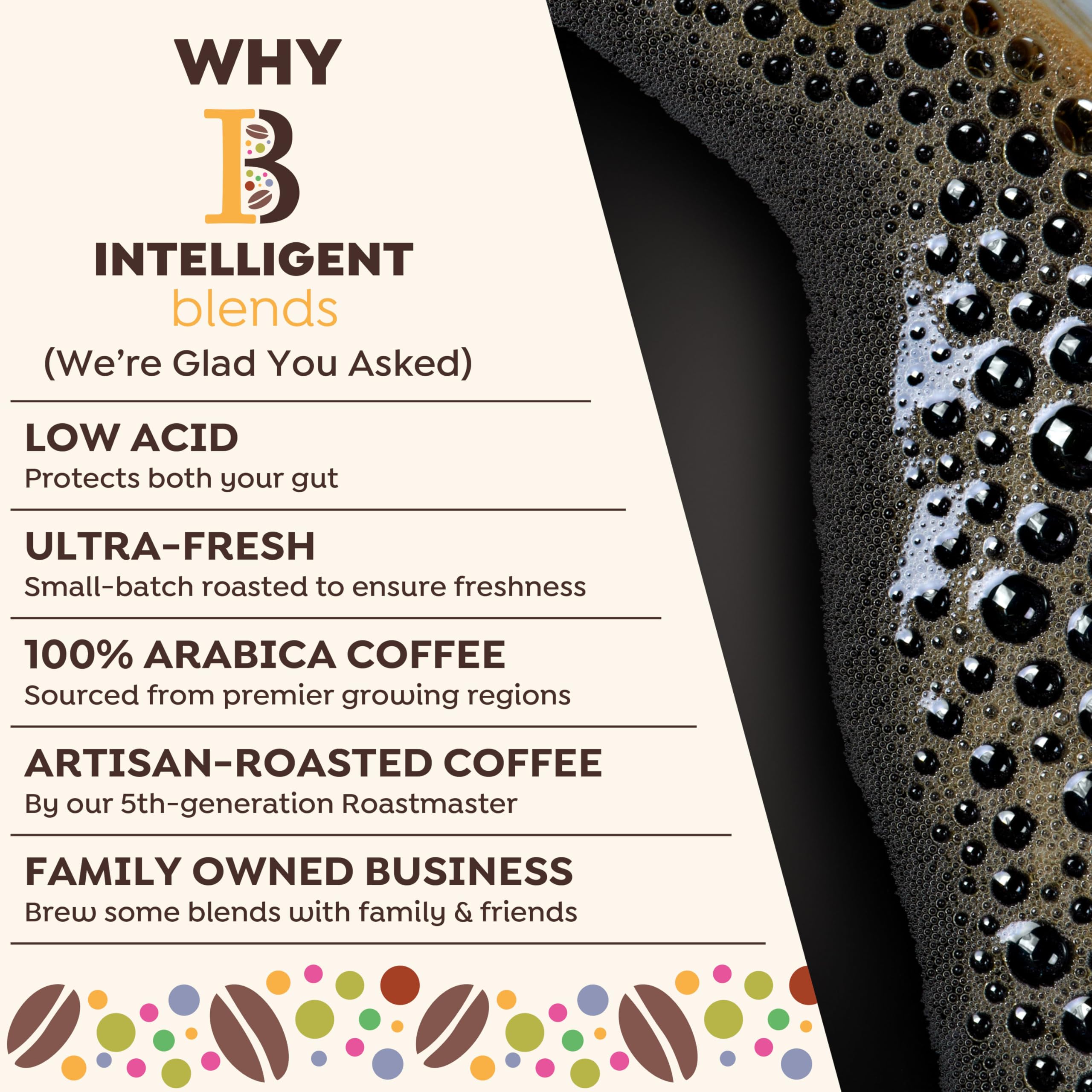 Intelligent Blends cápsula junto a mano para comparar tamaño y conveniencia