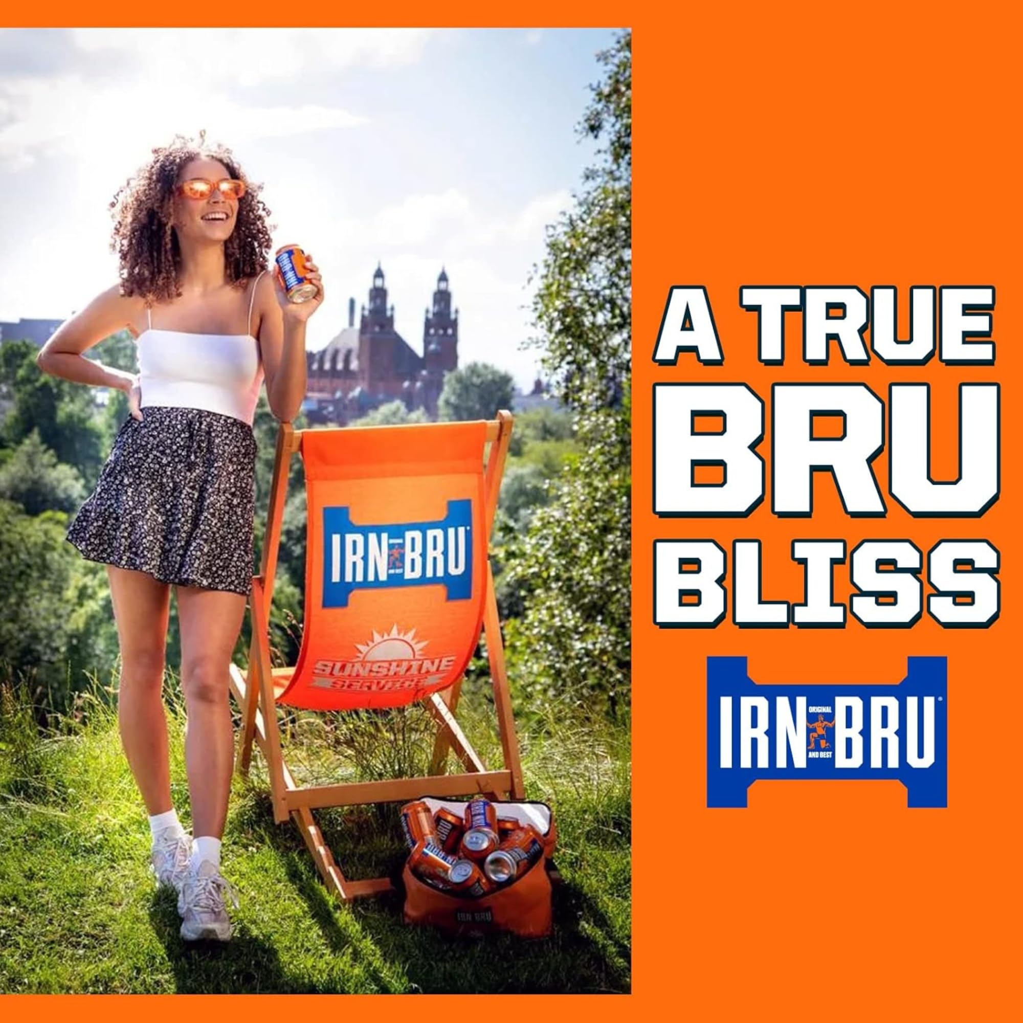 IRN-BRU cierre y lote en la botella para control de fecha y calidad