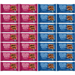 iron shield frente del paquete Nature's Bakery con 32 paquetes dobles beneficios de porciones