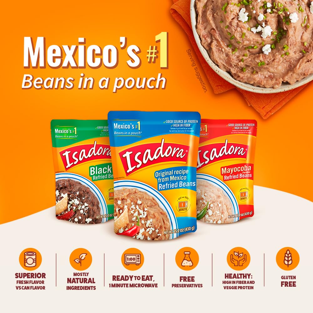 Isadora frijoles mayocoba mostrando grano suave y color claro