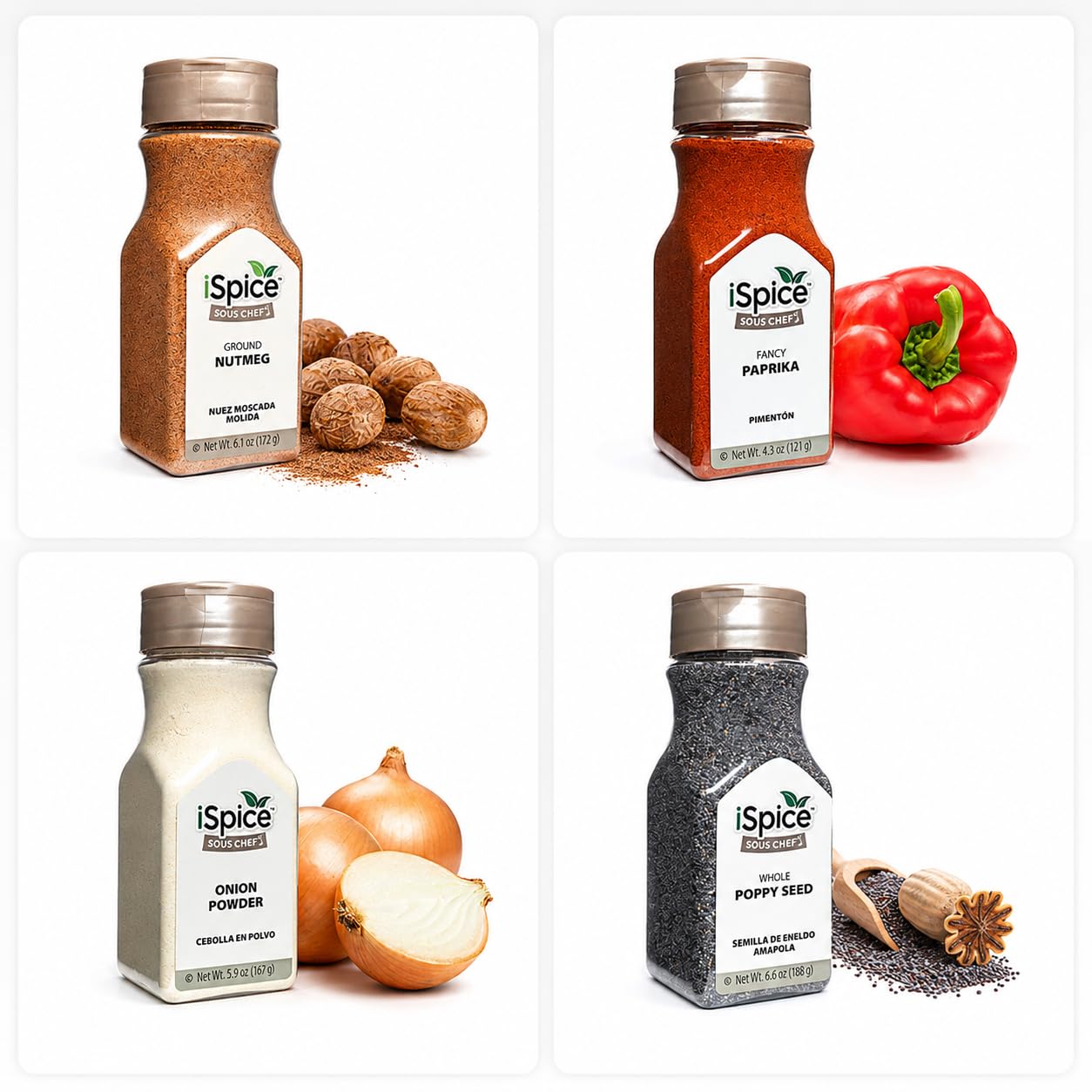 iSpice etiqueta con sellos kosher y halal para confianza dietética