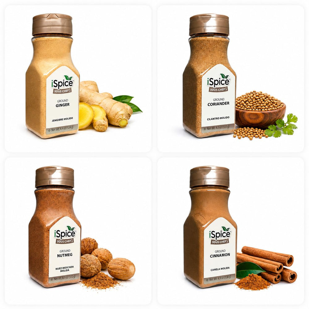 iSpice especias usadas en un platillo para realzar sabor casero