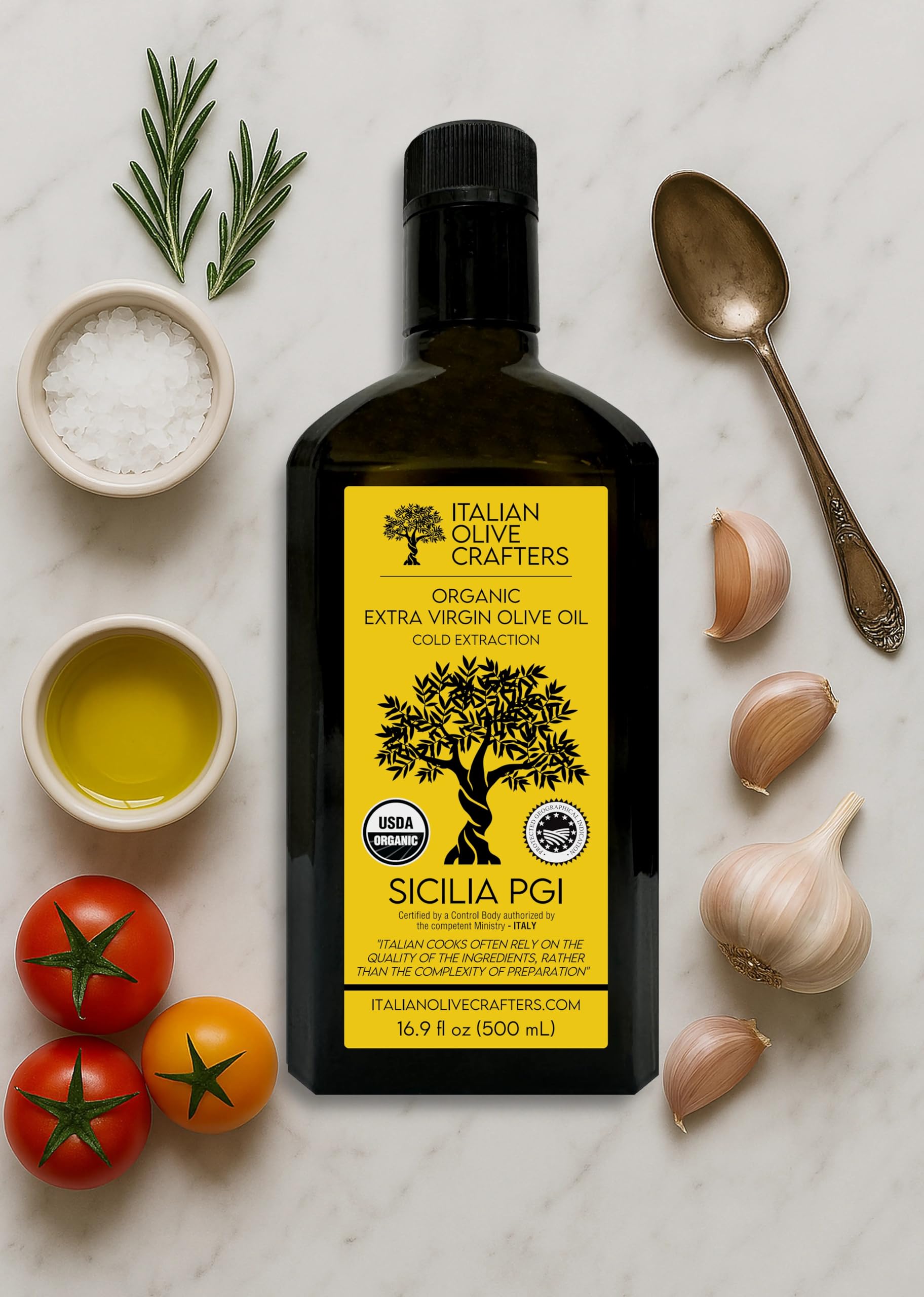 Italian Olive Crafters primer plano del tapón para destacar cierre hermético