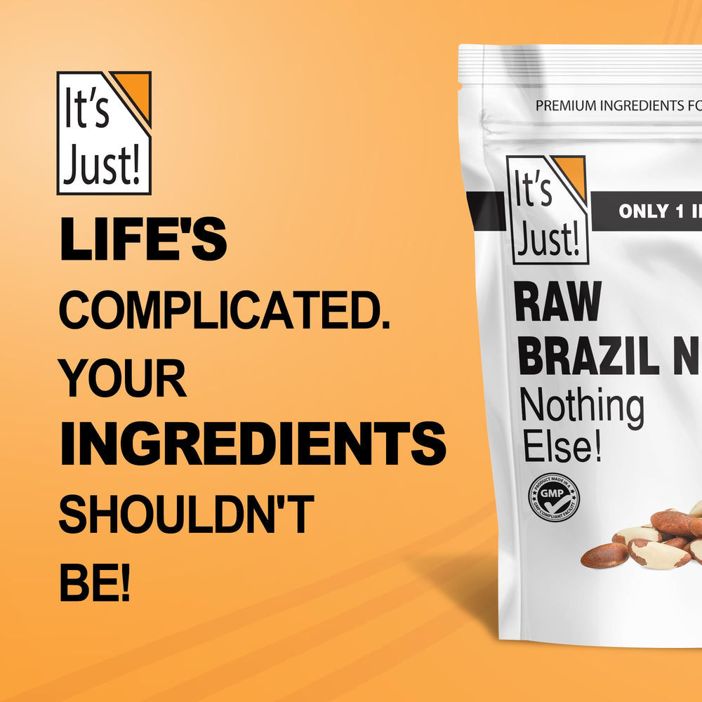 It's Just! nueces de Brasil en ensalada como topping sabroso y crujiente