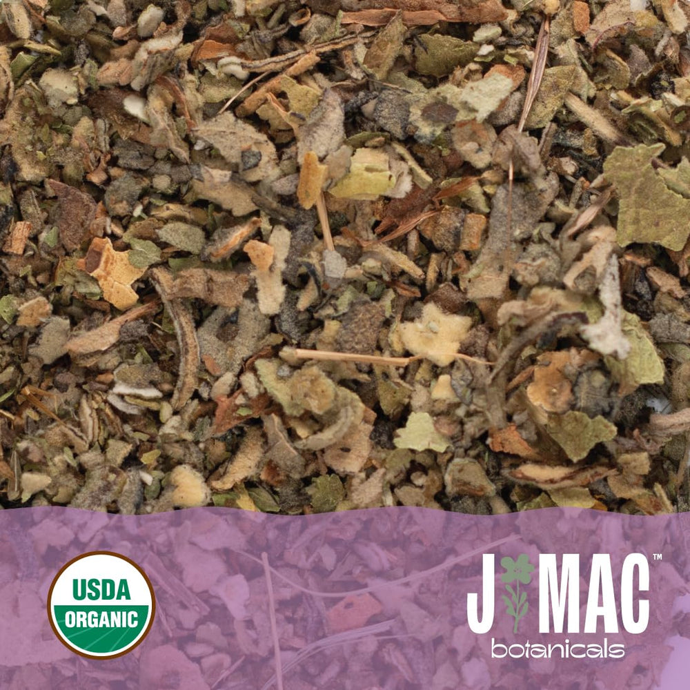 J MAC BOTANICALS comparación de tamaño al lado de objetos cotidianos