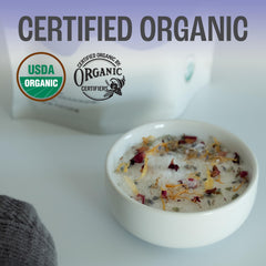 J MAC BOTANICALS infusión en taza lista para beber con aroma