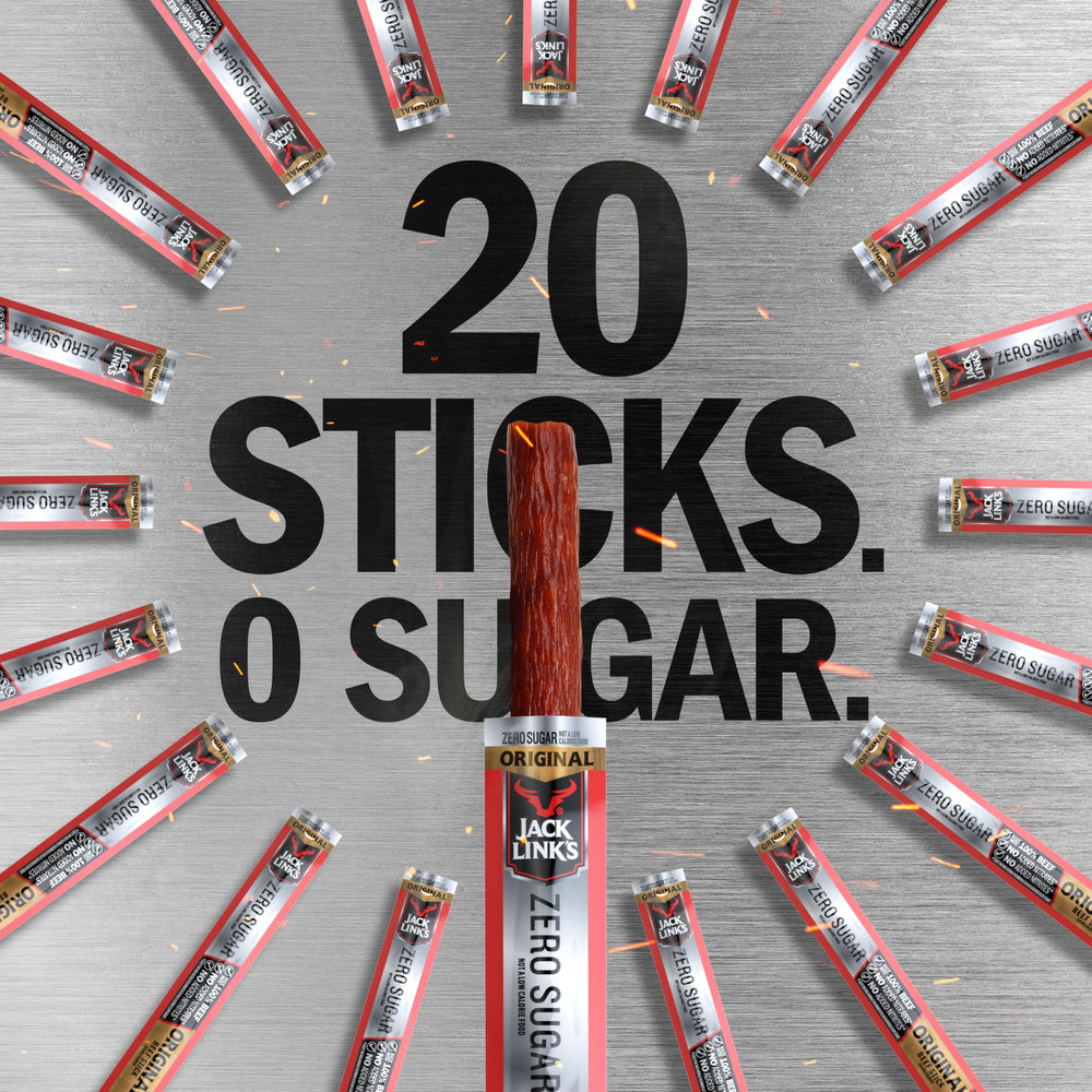 Jack Link's palito abierto listo para comer, fácil snack alto en proteína