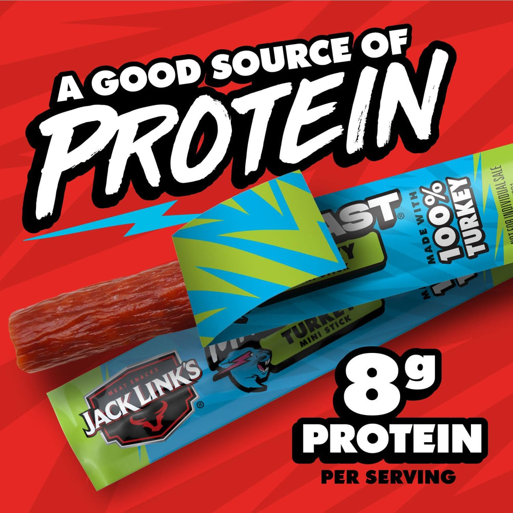 Jack Link's MrBeast palitos dentro de una lonchera, merienda práctica