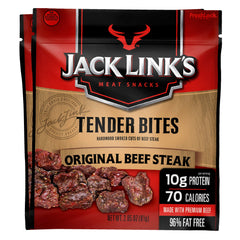 Jack Link’s bolsa frente mostrando diseño y conveniencia