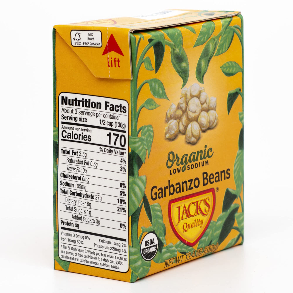Jack's Quality Jack's Beans acercamiento a textura firme y aspecto apetitoso