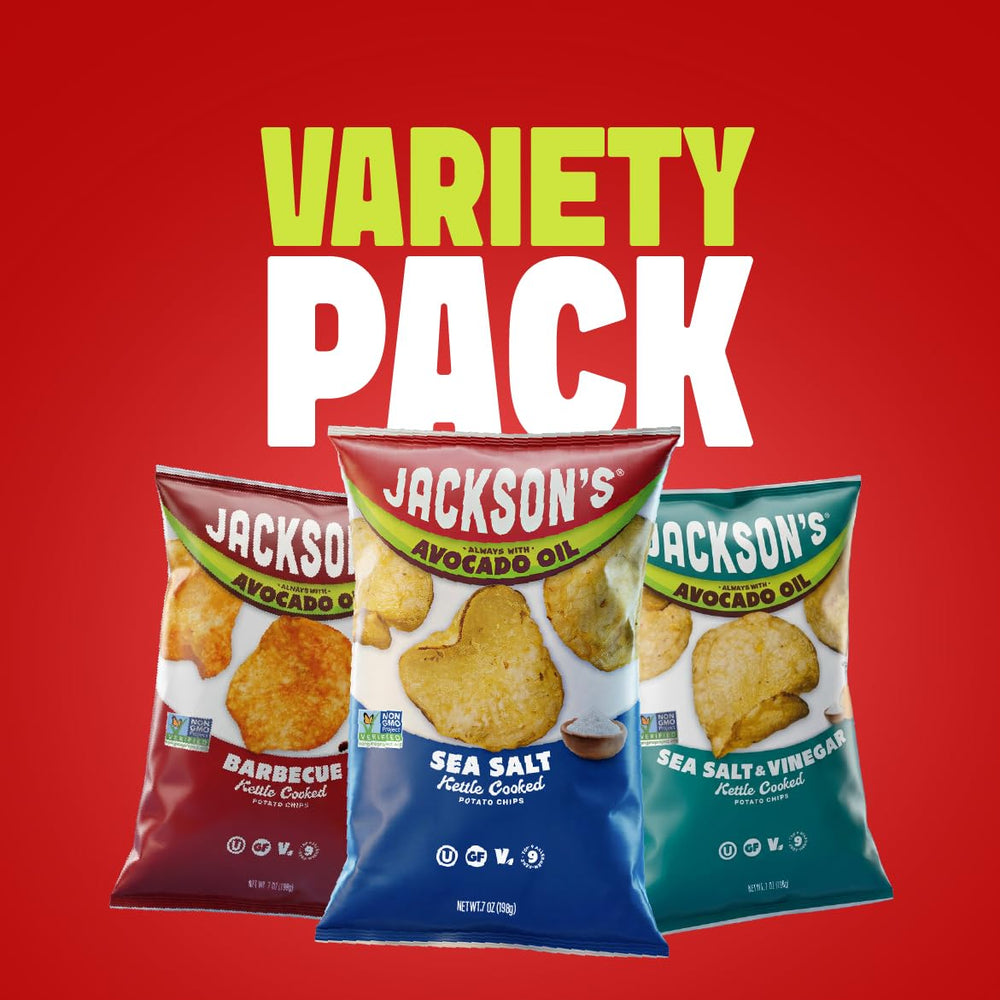 Jackson's bolsa abierta en un bol lista para servir, perfecta para reuniones y picoteo