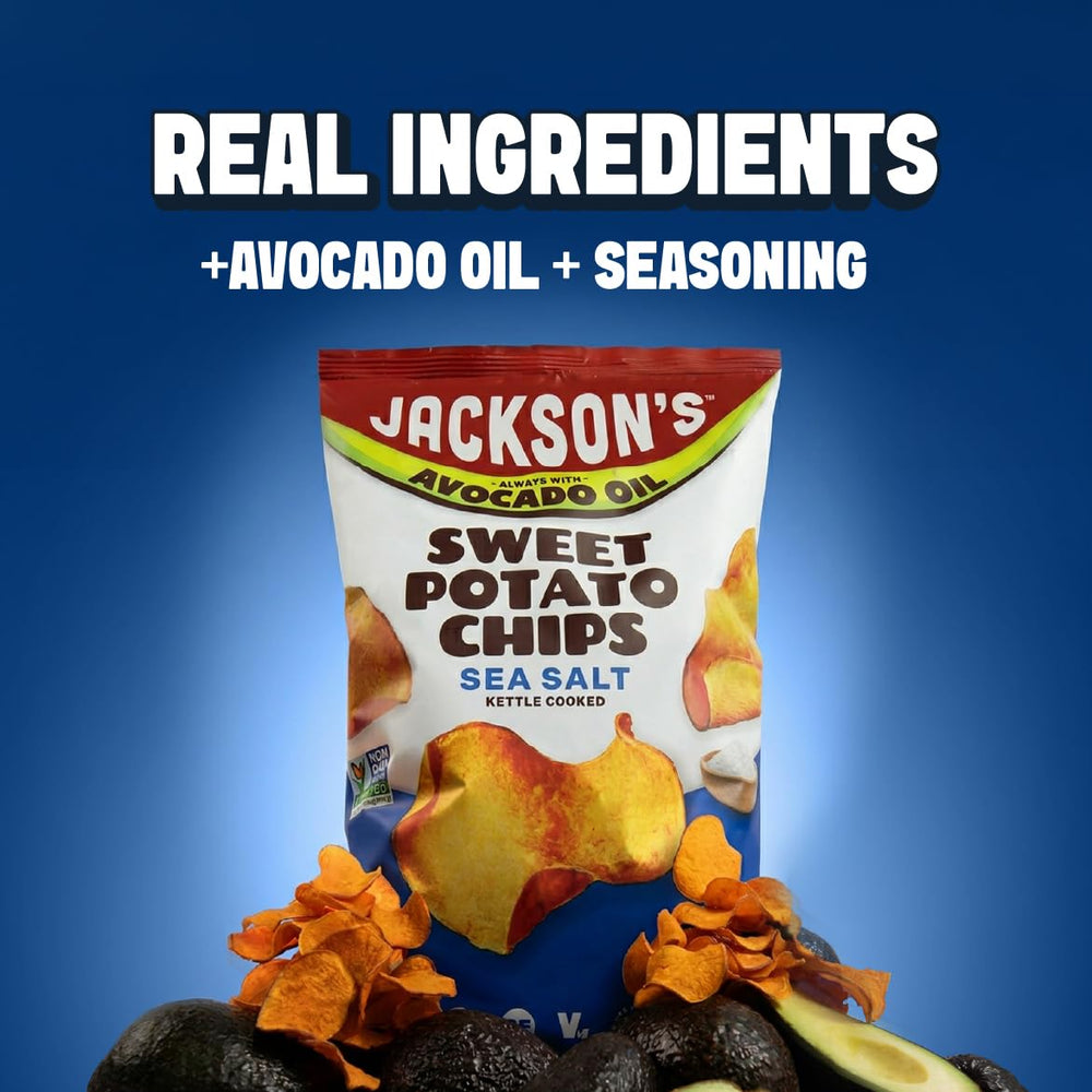 Jackson's pack de chips en picnic como snack práctico y saludable
