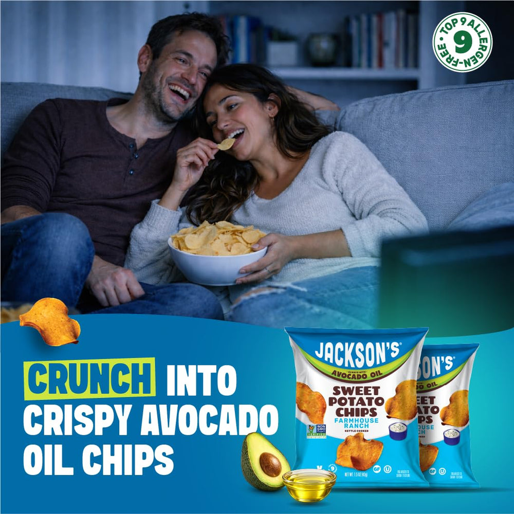 Jackson's etiqueta con ingredientes claros y beneficios nutricionales