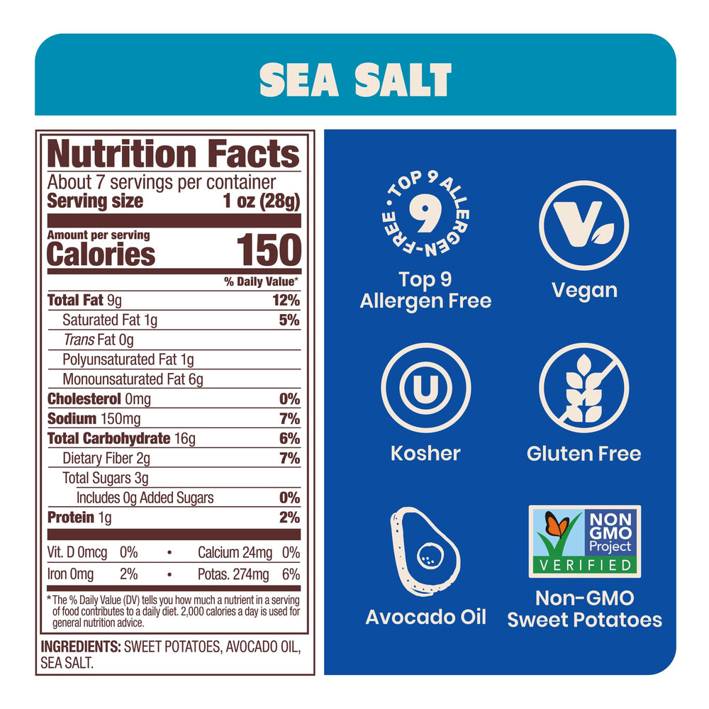 Jackson's etiqueta nutricional legible y lista de ingredientes saludables