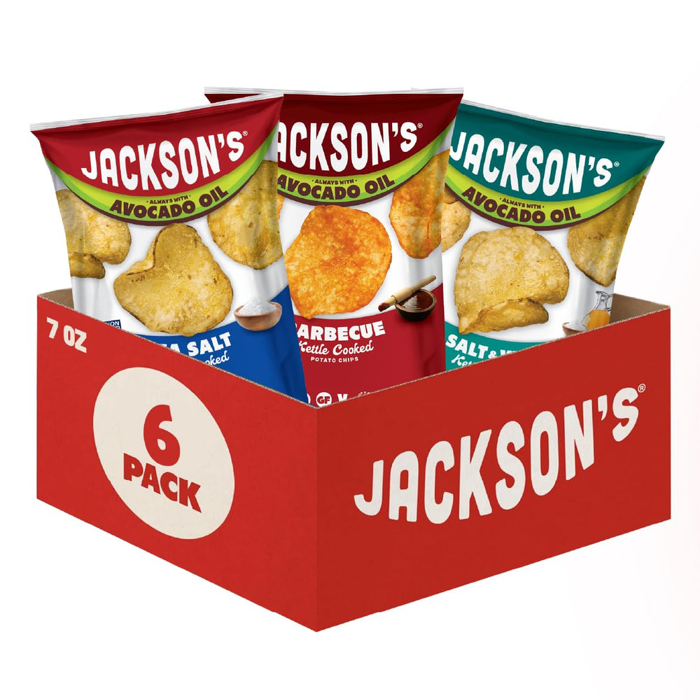 Jackson's vista frontal del paquete que muestra diseño y tamaño, ideal para identificar el producto