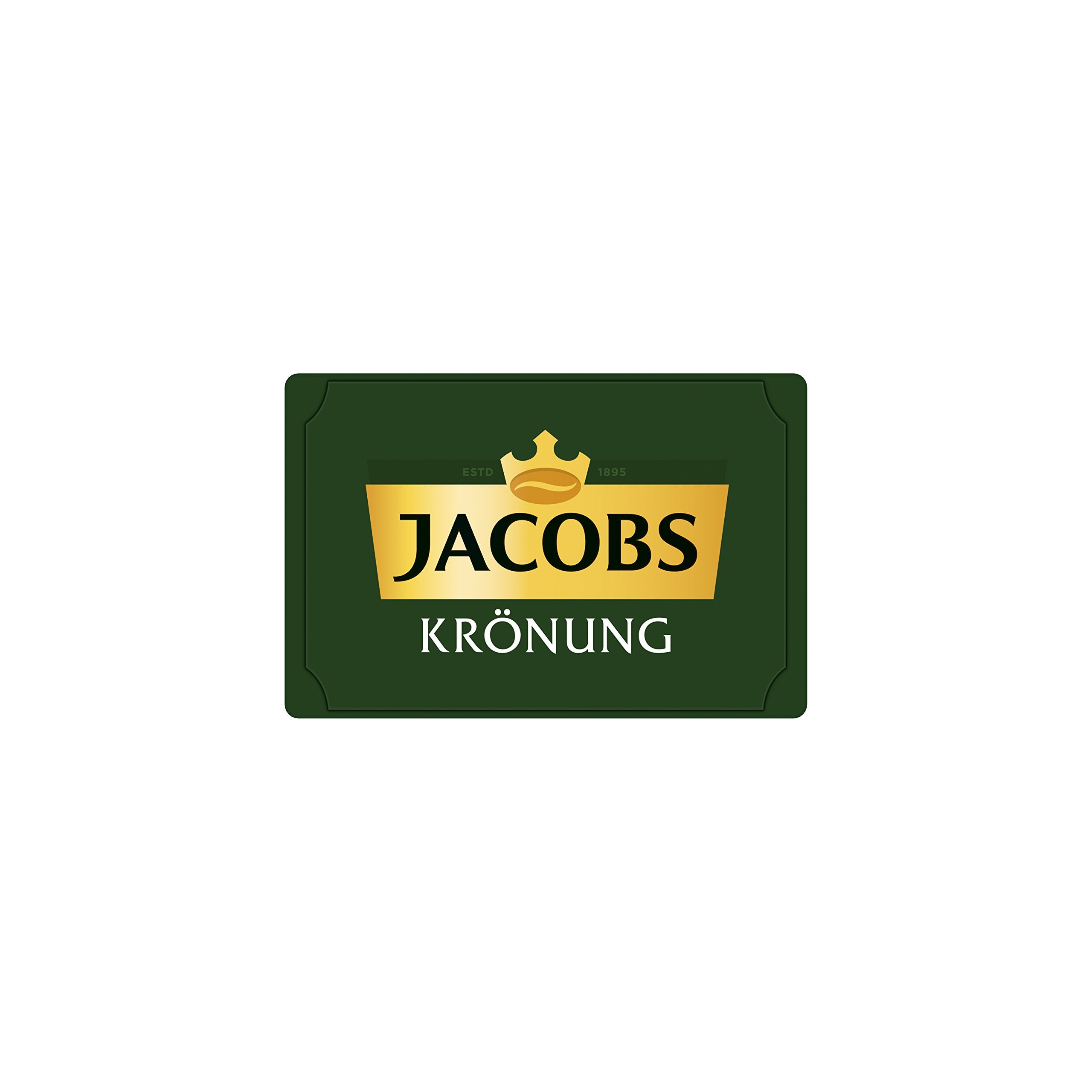 Jacobs Kronung paquete de 500 g junto a objetos para comparar tamaño