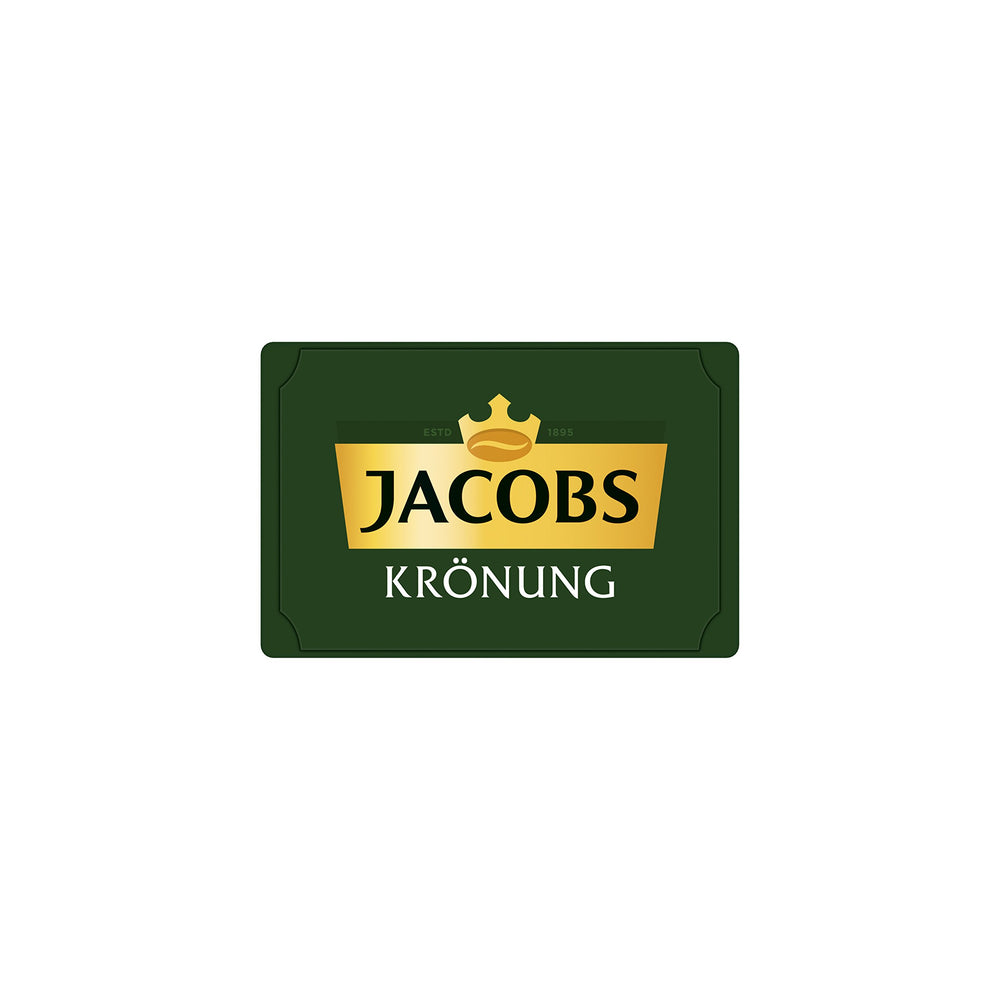 Jacobs Kronung paquete de 500 g junto a objetos para comparar tamaño