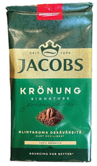 Jacobs primer plano del café molido destacando textura y aroma