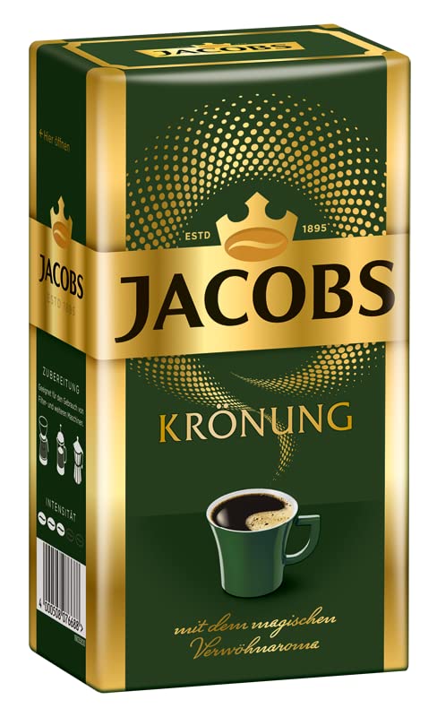 Jacobs Kronung etiqueta con indicación de origen Alemania y calidad