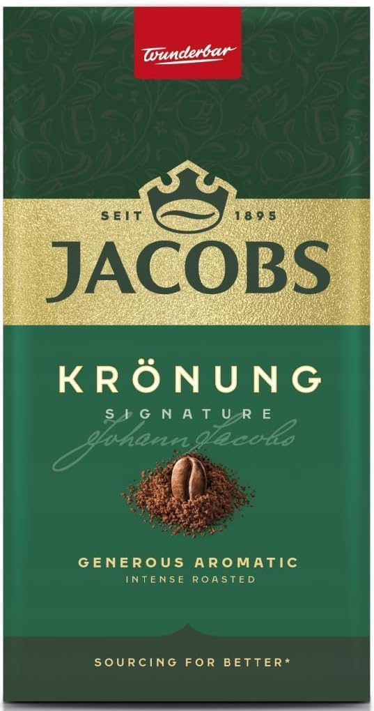 Jacobs paquete frontal mostrando diseño y cantidad práctica