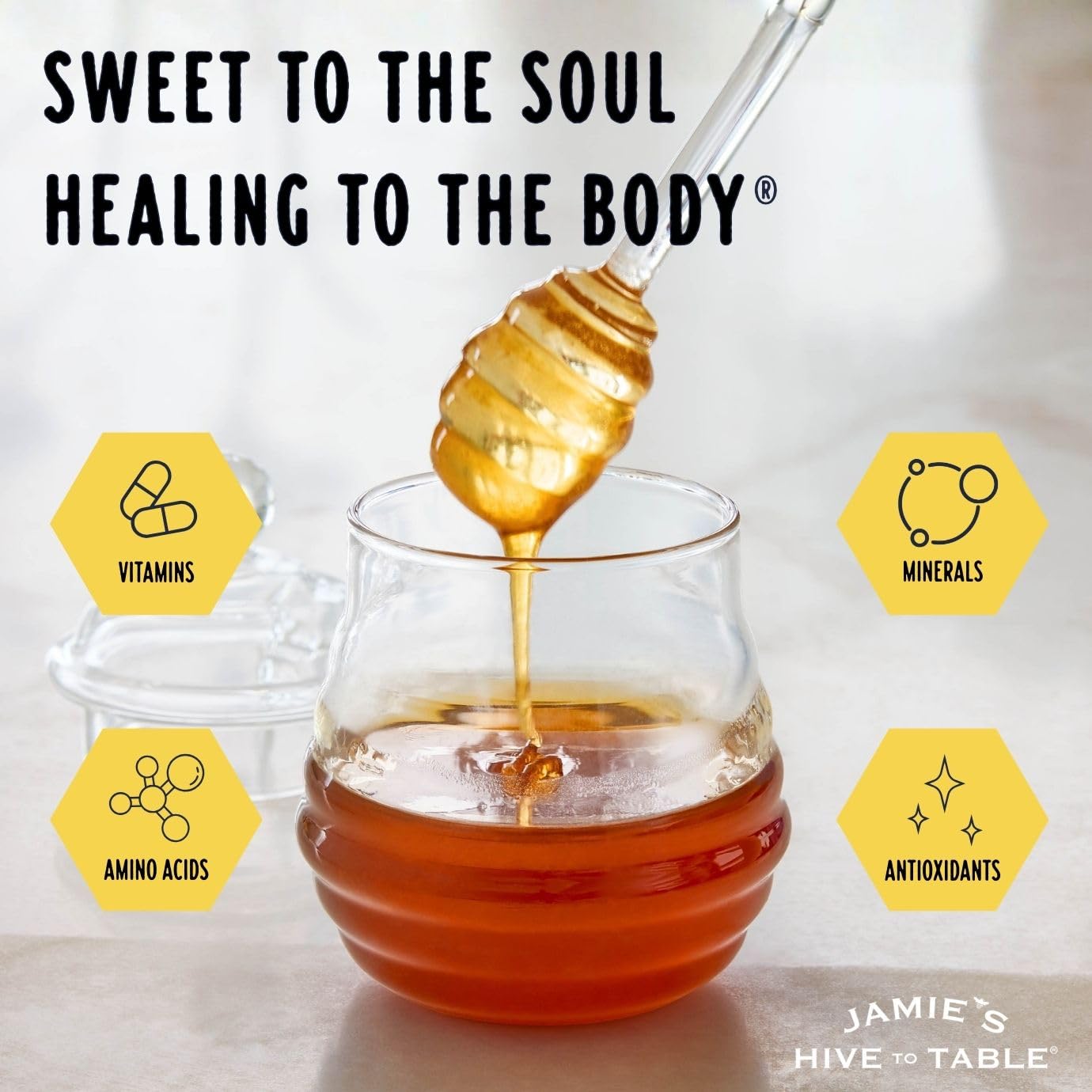 Jamie’s Hive to Table set envuelto como regalo ideal para foodies y anfitriones