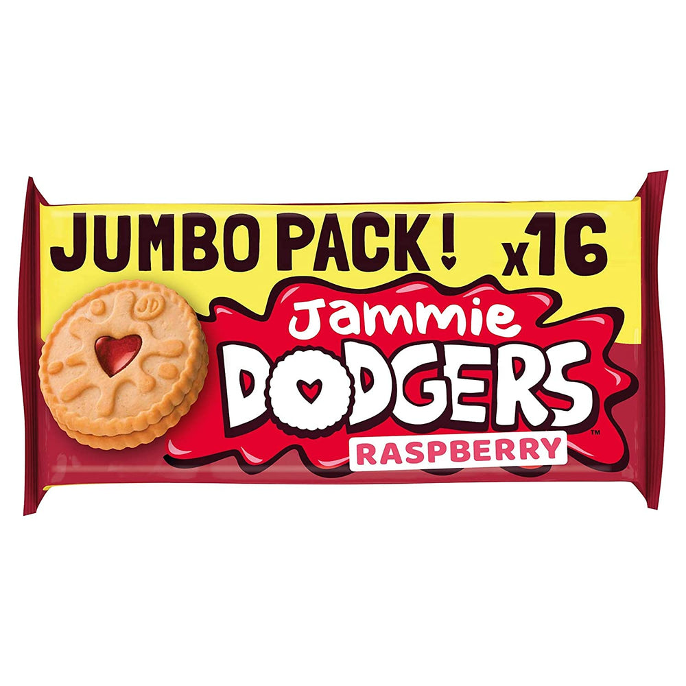 Jammie Dodgers imagen frontal del pack muestra el producto y facilita identificación rápida