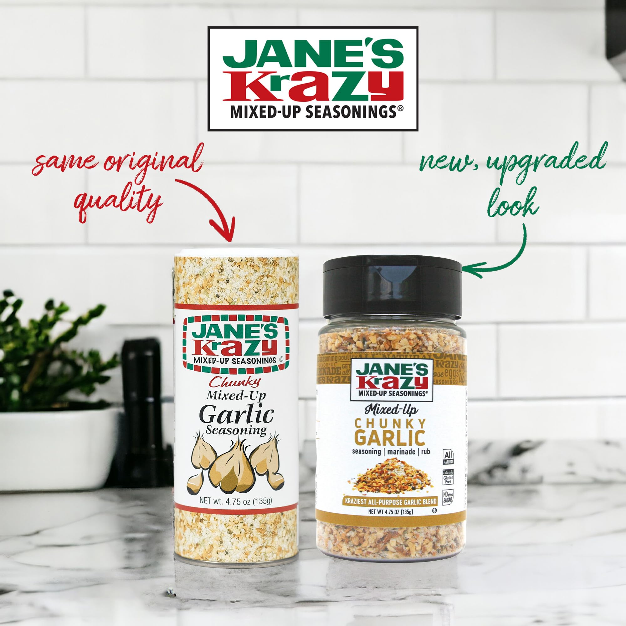 Jane's Krazy en cocina estilo de vida facilita condimentar rápido