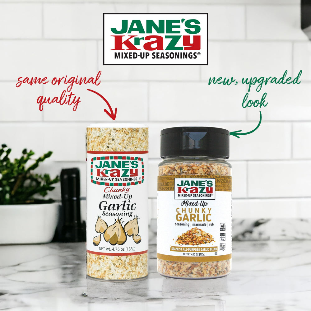 Jane's Krazy en cocina estilo de vida facilita condimentar rápido