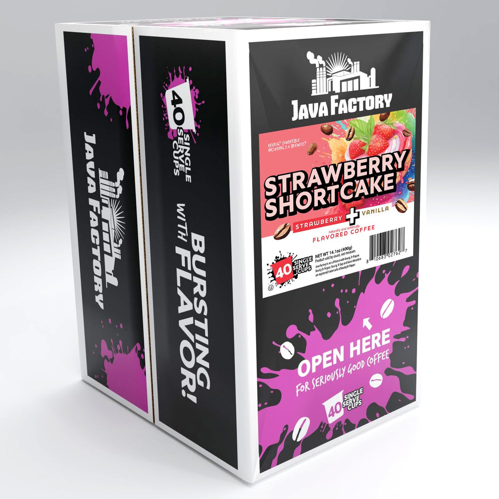 Java Factory primer plano de cápsula que revela sello y calidad del producto