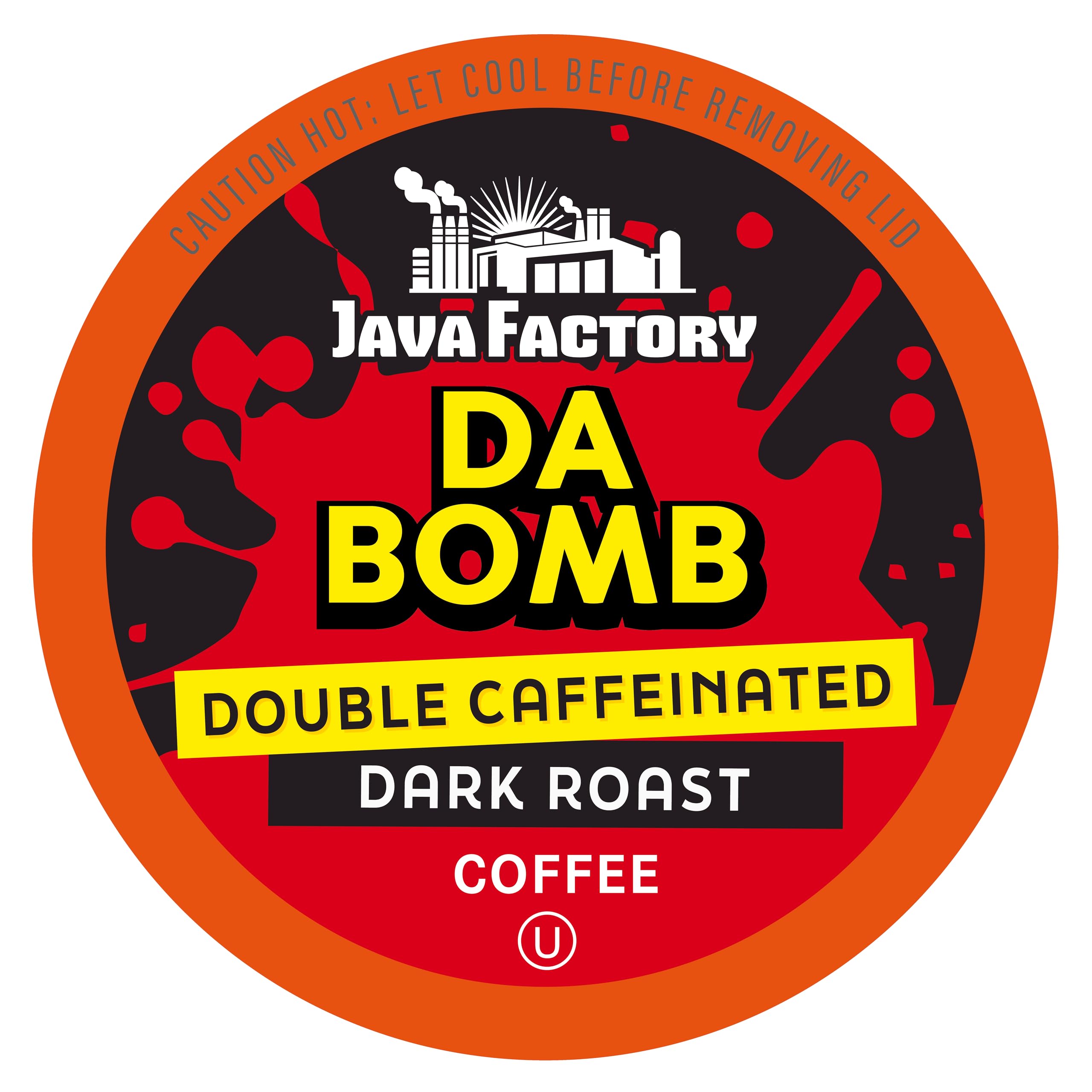 Java Factory frente del empaque mostrando 80 cápsulas y conveniencia