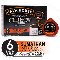 Java House primer plano del pod que resalta textura y construcción reciclable