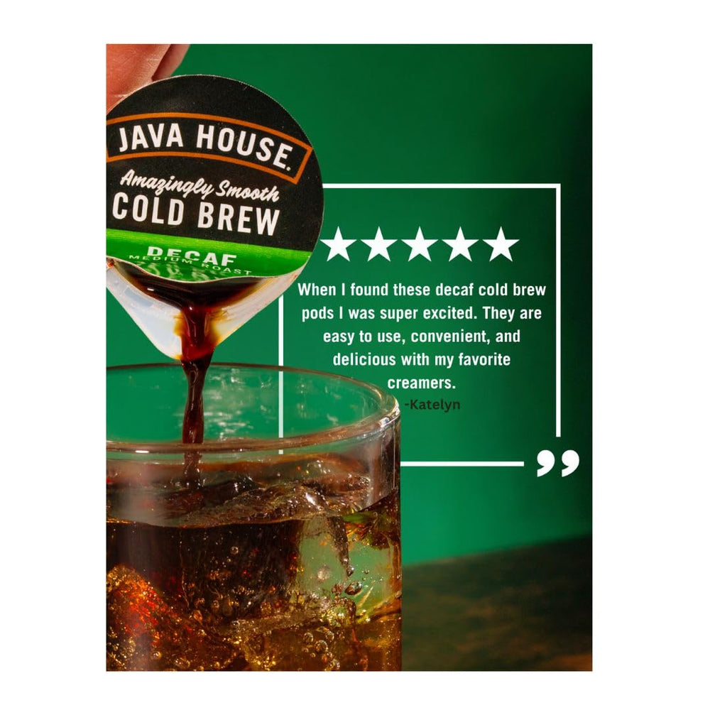 Java House textura del concentrado mostrando color y suavidad
