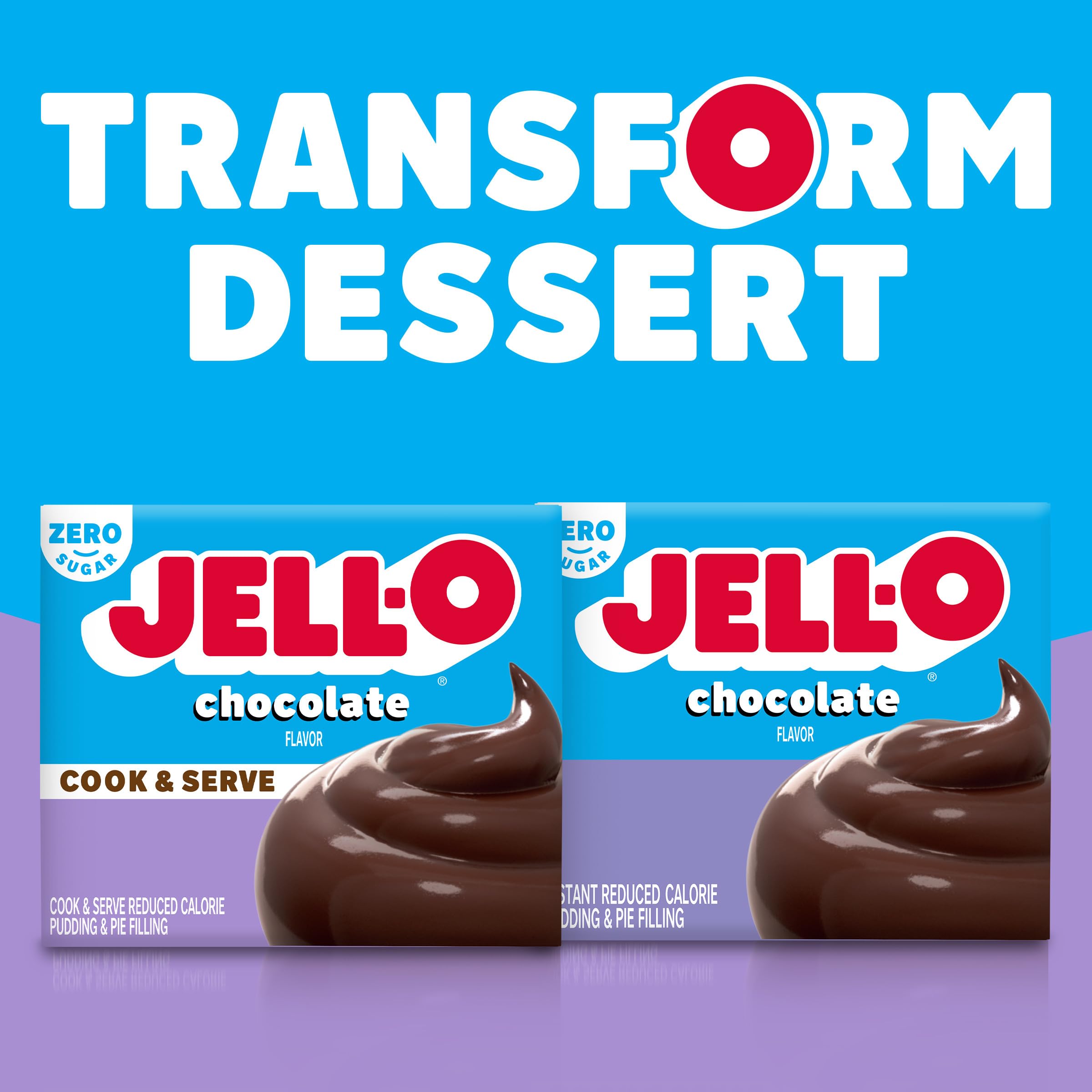 Jell-O comparación de tamaño del sobre en mano, control de porciones práctico