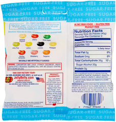 Jelly Belly en uso lifestyle bolsita abierta en mano, marca y snack portátil