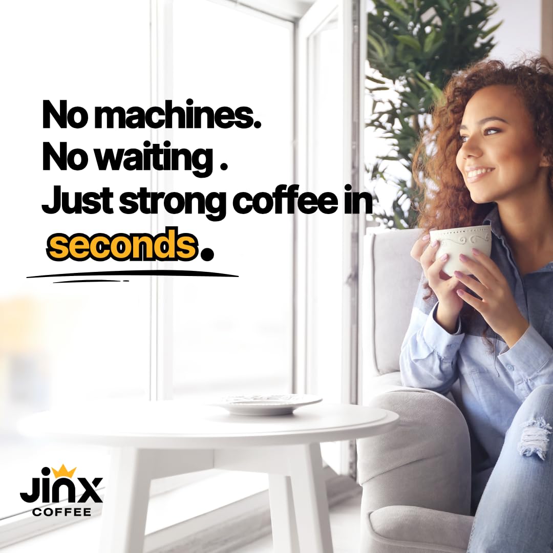 Jinx Coffee shot de espresso instantáneo listo en segundos y sabroso