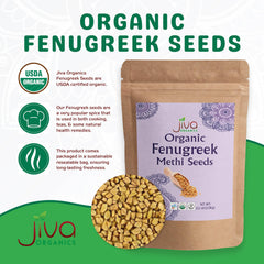 Jiva Organics primer plano de semillas y textura, calidad clara
