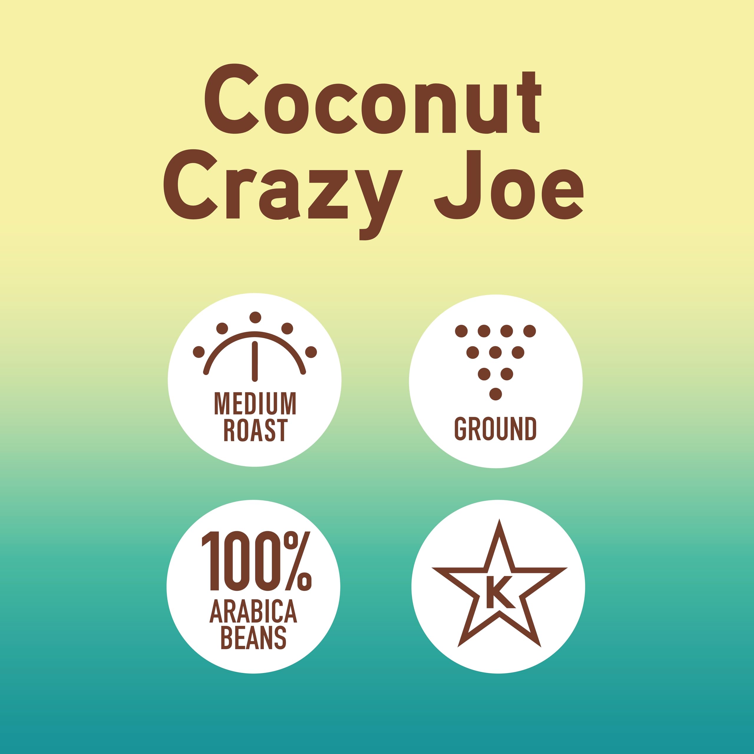 Joe Knows Coffee taza servida con crema resaltando sabor a coco