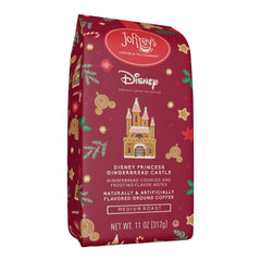 Joffrey's paquete frontal Disney Princess Gingerbread Castle mostrando diseño festivo