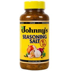 Johnny's envase delantero 42 oz mostrando la etiqueta y tamaño conveniente