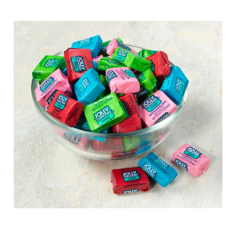 Jolly Rancher etiqueta nutricional legible con información clara