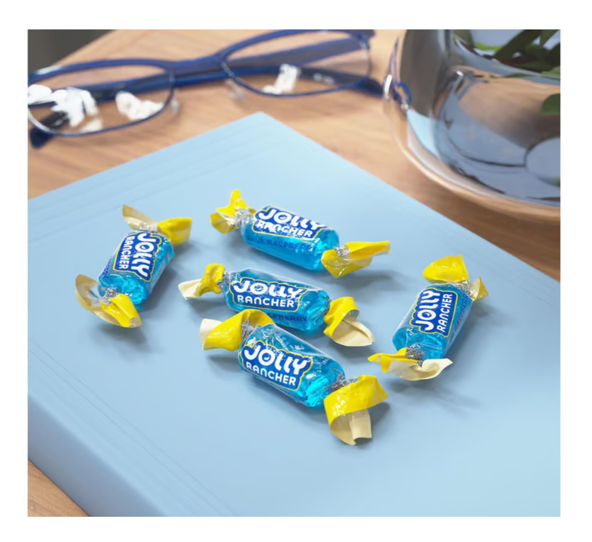 Jolly Rancher etiqueta con información del producto y conservación