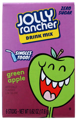 Jolly Rancher frente del empaque mostrando pack de seis cajas y marca