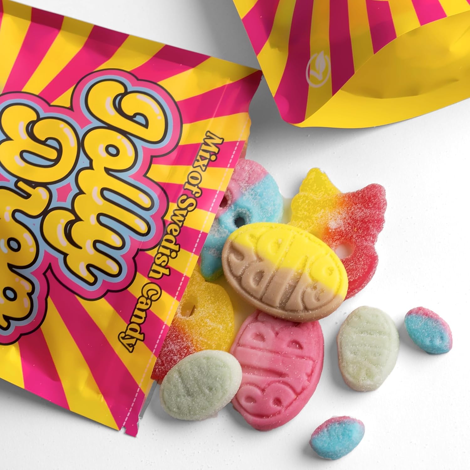 JollyDrop primerísimo plano de superficie para apreciar acabado y sabor