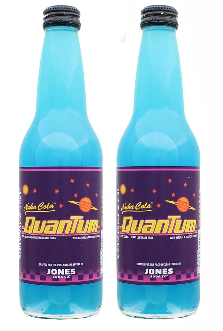 Jones Soda Co. botella frontal con diseño Fallout, ideal para colección
