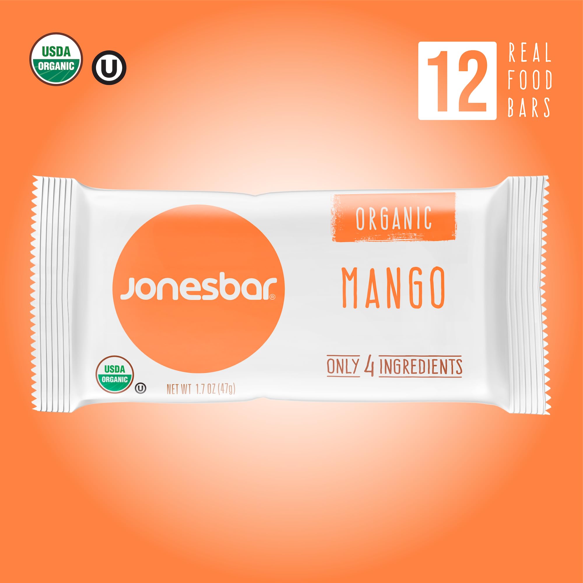 jonesbar ingredientes crudos: dátiles, almendras y mango para sabor natural