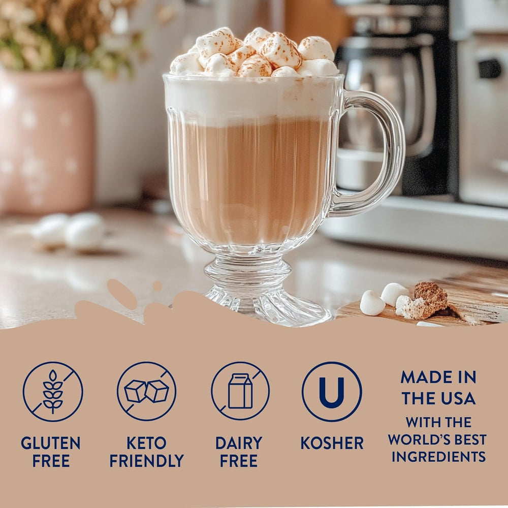 Jordan's Skinny Mixes etiqueta con certificaciones kosher y libre de lácteos, confianza dietética