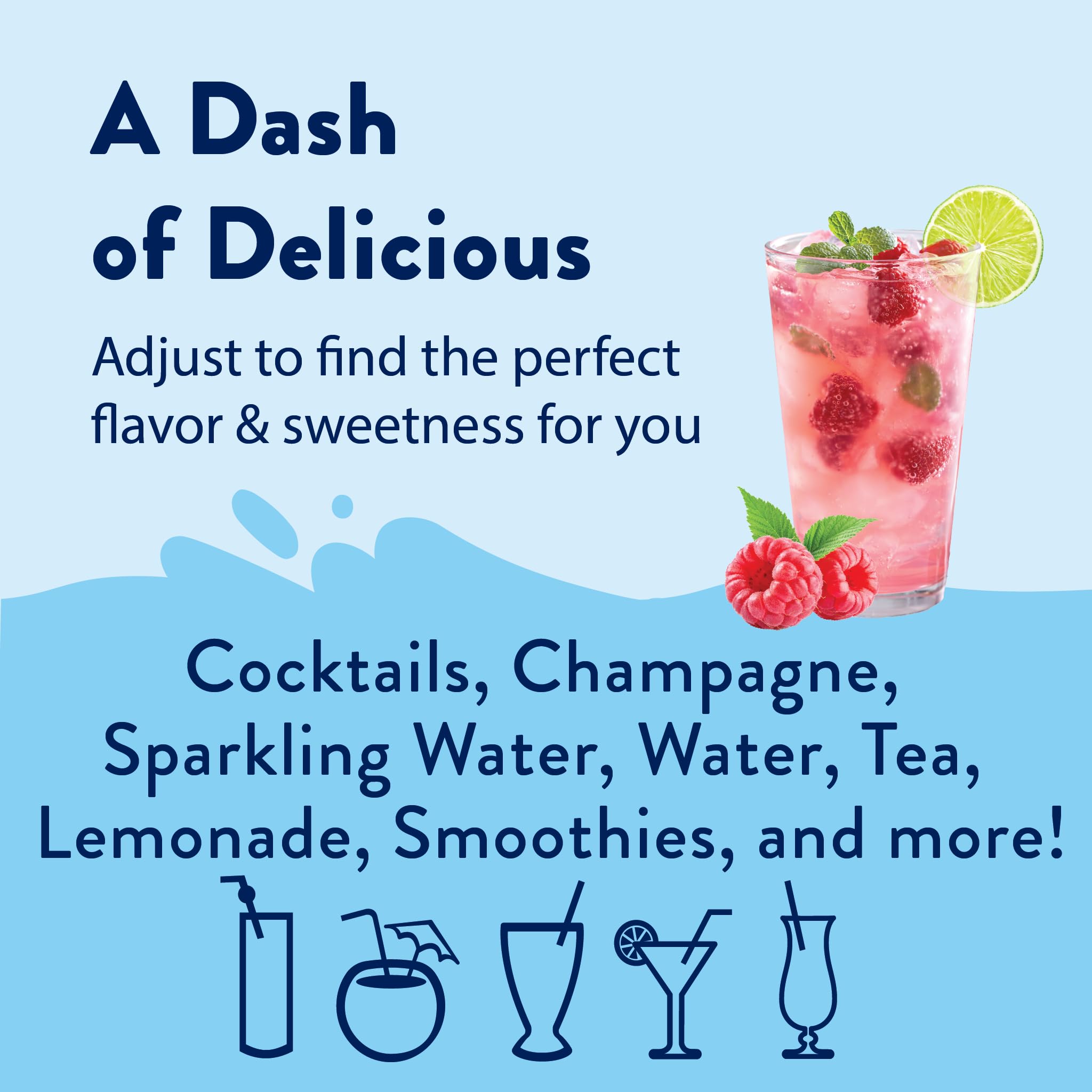 Jordan's Skinny Mixes frambuesa en barra de bebidas para reuniones versatilidad