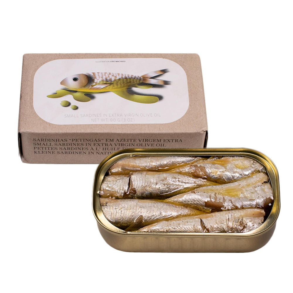 JOSE Gourmet lata frontal presentando sardinas premium y confianza