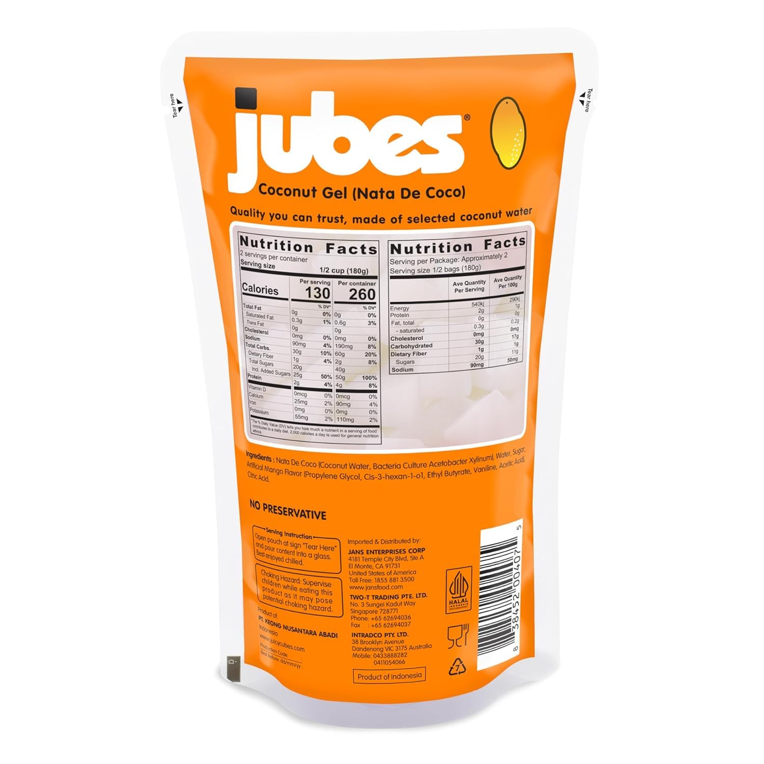 Jubes en mesa de fiesta integrados en bebidas y postres coloridos